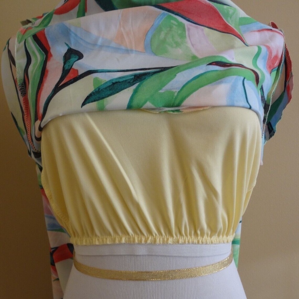 Nicole Miller | Vibrant Multicolor Maxi Dress with pockets XS - Picture 4 of 8